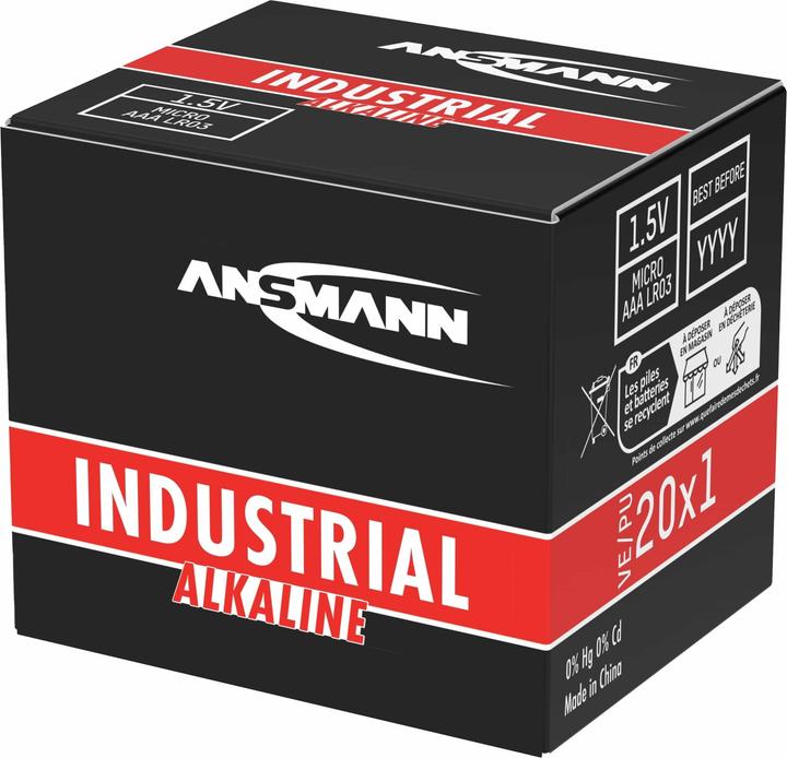 Immagine prodotto Ansmann alcali industriali (10 pz., AAA, 1200 mAh)