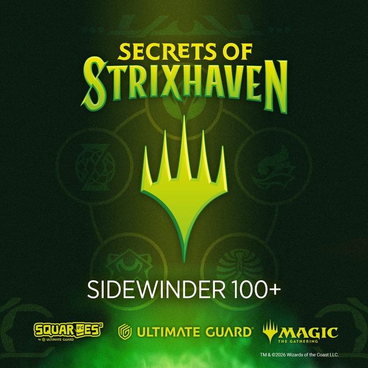 Ultimate Guard Sidewinder 100+ Xenoskin Magic: The Gathering "Secrets of Strixhaven" - Black Mythic