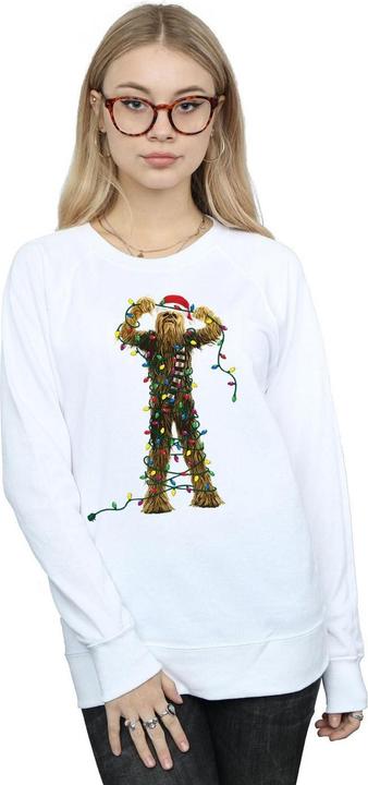 Immagine prodotto Star Wars Chewbacca Christmas Lights Felpa Donna (XXL)