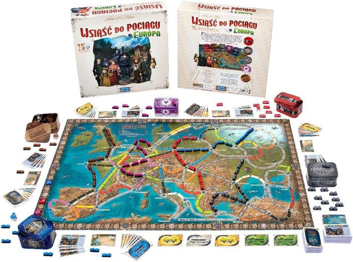 Produktbild Rebel Gra Wsiąść do Pociągu: Europa 15 rocznica (Deutsch)