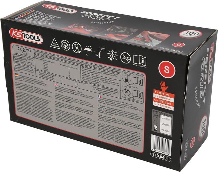 Actual product image KS Tools - Handschuhe Nitril, S, 100er Pack (S)