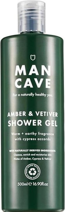 Produktbild ManCave Amber Vetiver Men's Shower Gel 500ml Body Wash with Natural Ingredients (500 ml)