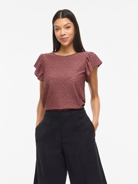 Immagine prodotto Vila VIKAWA Rundhals Oberteil mit kurzen Ärmeln (M)