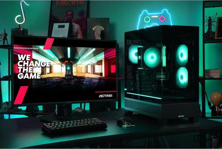 Produktbild Actina Gaming GameOn (1000 GB, 32 GB, Intel Core i5-12400F, Arc A580)