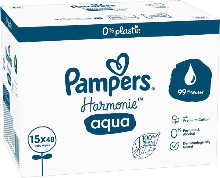 Produktbild Pampers Harmonie Aqua (720 Stück)