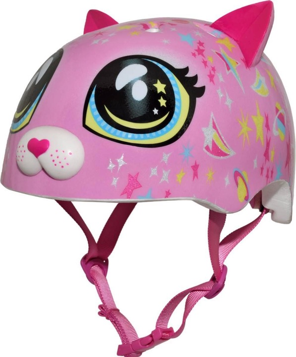 Produktbild C-Preme Junior-Kinderhelm C-Remel Astro Cat Pink Roz. XS Toddler FS 3+ (48-52 cm) (neu) (48 - 52 cm)