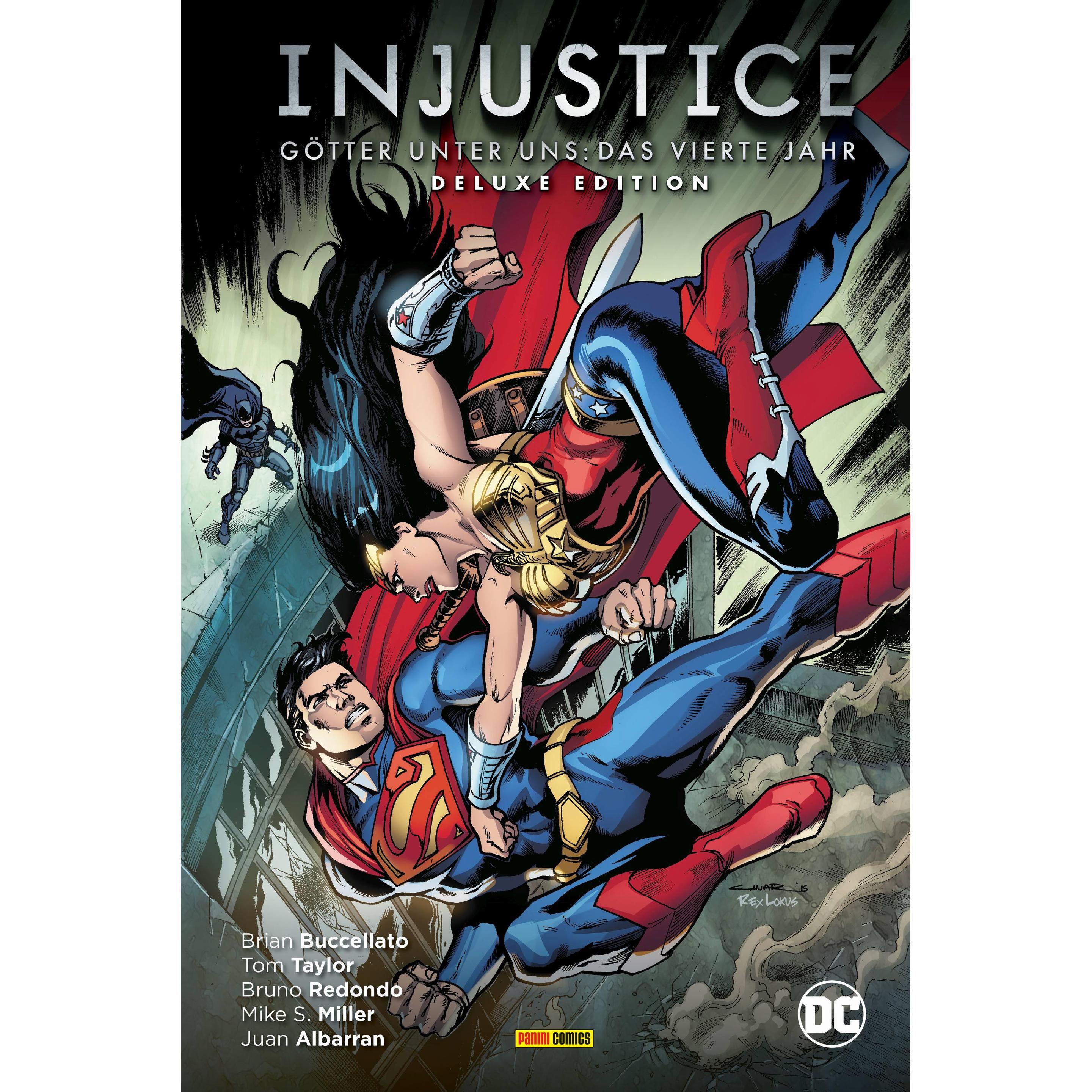 Thumbnail - Injustice: Das vierte Jahr (Deluxe Edition), Belletristik von Bruno Redondo, Tom Derenick, Juan Albarran, Jordi Tarragon...