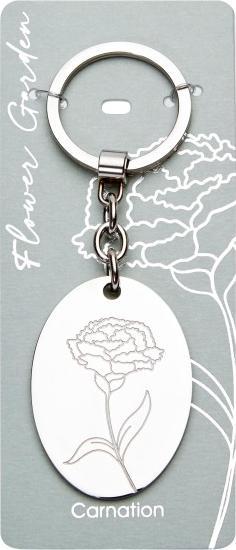 Image du produit HCA Schlüsselanhänger "Flower Garden" - Edelstahl - Nelke