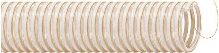 Actual product image Teguma Saugschlauch NORPLAST PVC 384 SCIROPPO®/AS Innen-Ø 80,0 mm Transparent Aussen-Ø 92,0 mm Länge 30 m