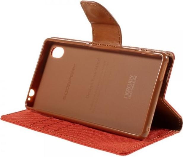 Actual product image Goospery Canvas Diary Series (Sony Xperia M4 Aqua)
