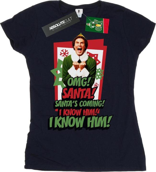 Immagine prodotto Elf OMG Santa Maglietta Donna (XL)