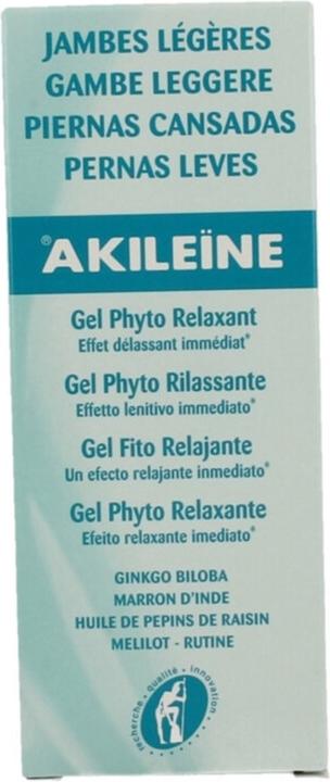 Produktbild Akileïne Leichte Beine kühlendes Entspannungsgel kühl (Fusscrème & Fussgel, 150 ml)