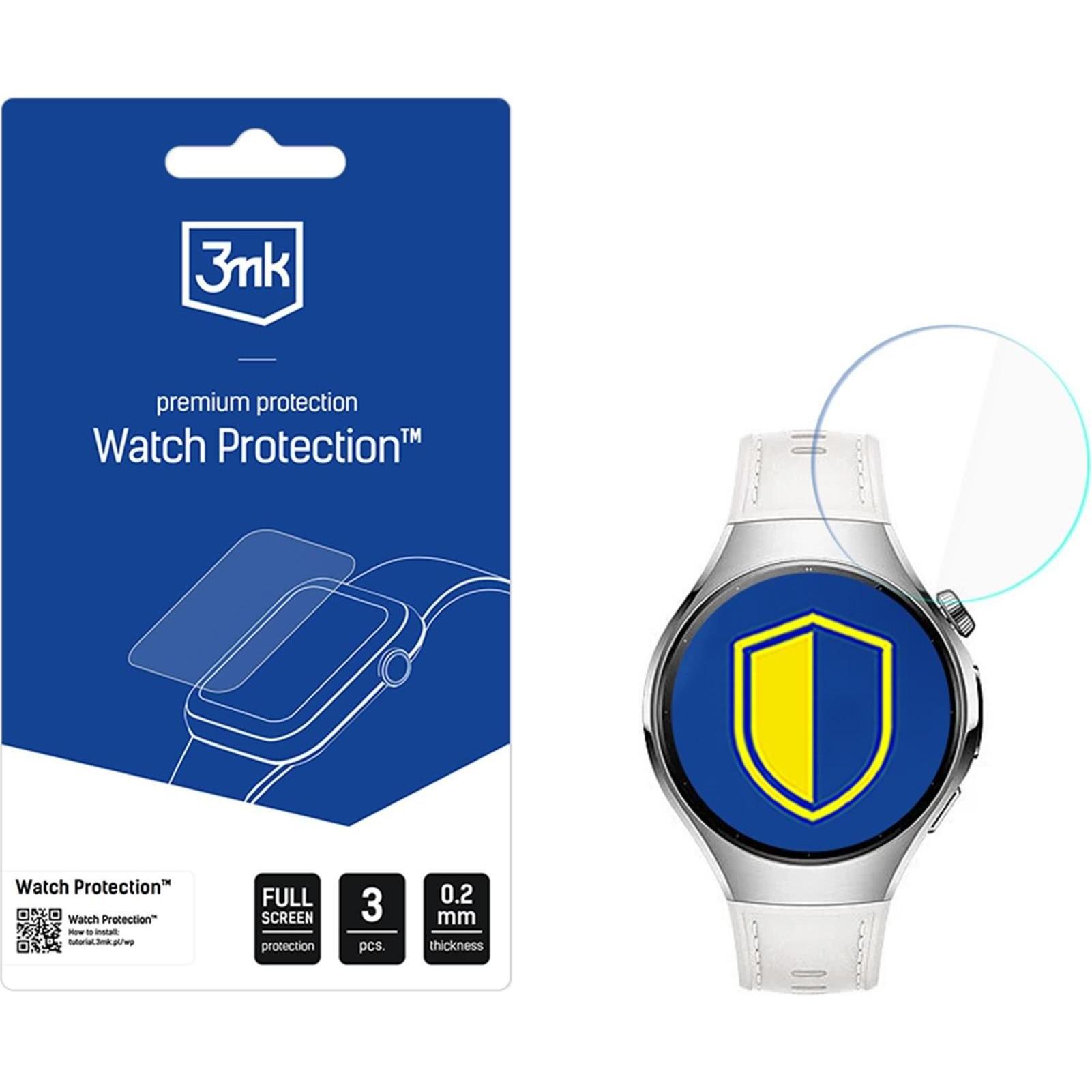 3MK Folia ARC Watch Fullscreen do Huawei Watch 5 42mm, Accessori per smartwatch, Trasparente