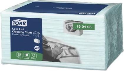 Immagine prodotto Tork Low-Lint Cleaning Cloths Blue 8x75 (75 pz.)