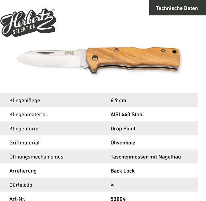 Actual product image Herbertz Selektion Taschenmesser (6.90 cm)