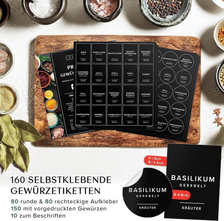 Produktbild Edelhaus Gewürzgläser Set (2.28 l)