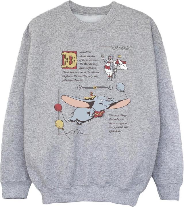 Produktbild Disney Dumbo Story Book Page Sweatshirt Mädchen (140, 146)