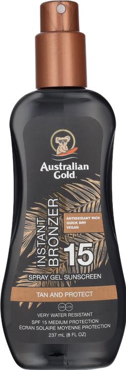 Produktbild Australian Gold Instant Bronzer (Sonnenspray, Sonnengel, SPF 15, 237 ml)