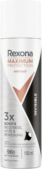 Produktbild Rexona Maximum Protection Spray Invisible 96h 150 ml (Spray, 150 ml)