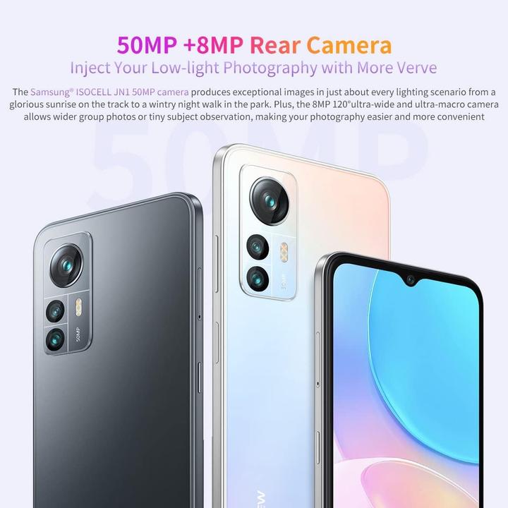 Produktbild Blackview A85 8/128GB 4G/NFC (128 GB, Noir, 6.56", Dual SIM, 4G)