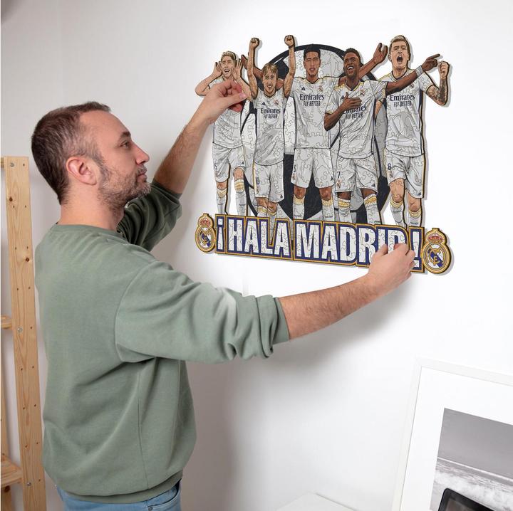 Produktbild Iconic Real Madrid CF - 5 Spieler - Holz Puzzle Grösse M (270 Teile) (270 Teile)