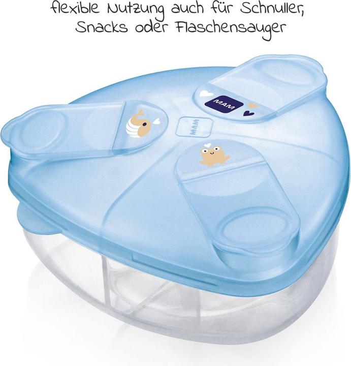 Image du produit MAM Milk Powder Box, distributeur de lait en poudre, baleine/grenouille
