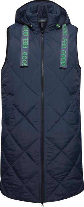 Actual product image Ulla Popken Quilted Statement Tie Vest (50, 52)