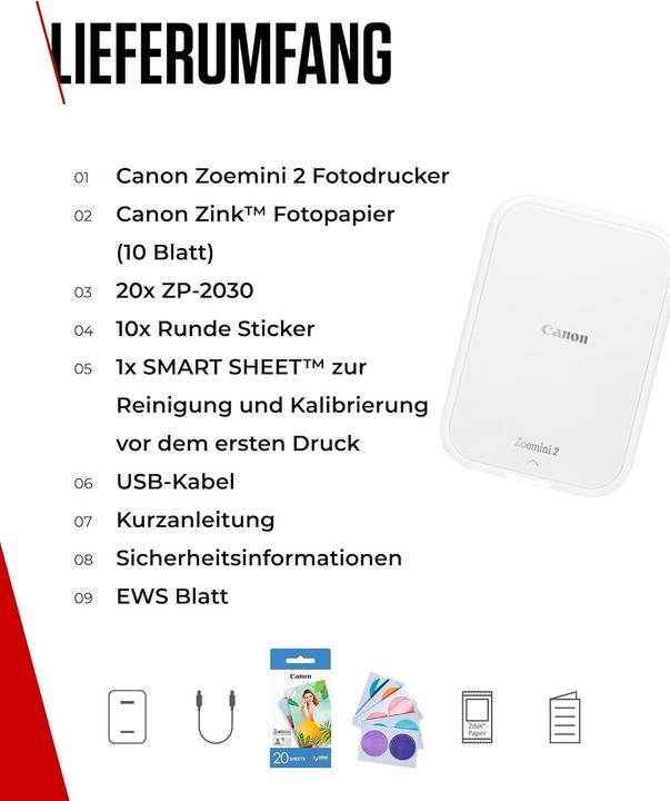 Immagine prodotto Canon Zoemini 2 (Colore)