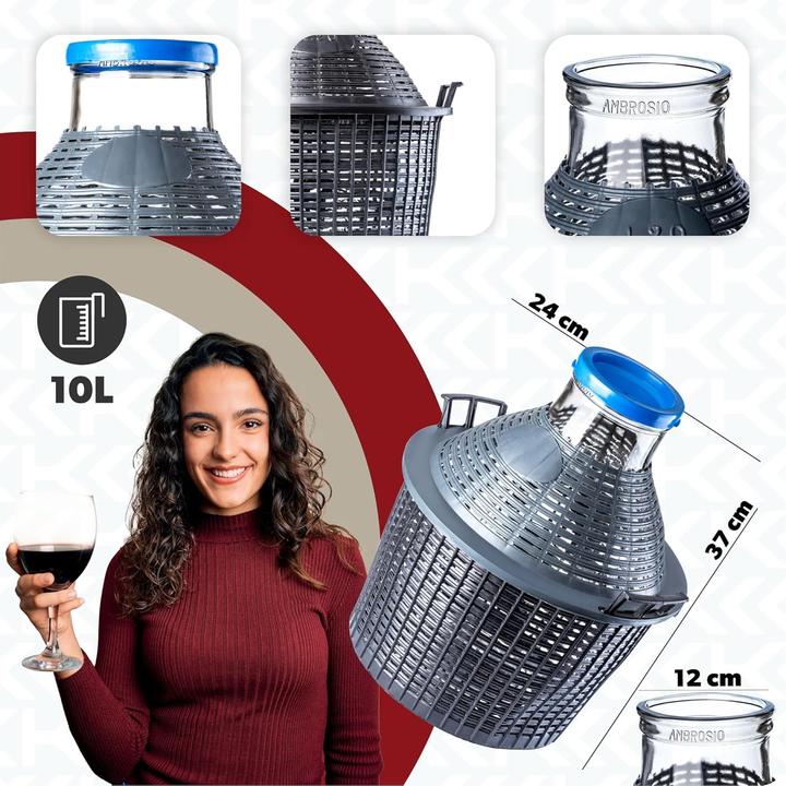 Produktbild Kadax Fermentierballon mit Gärbehälter (10 l)
