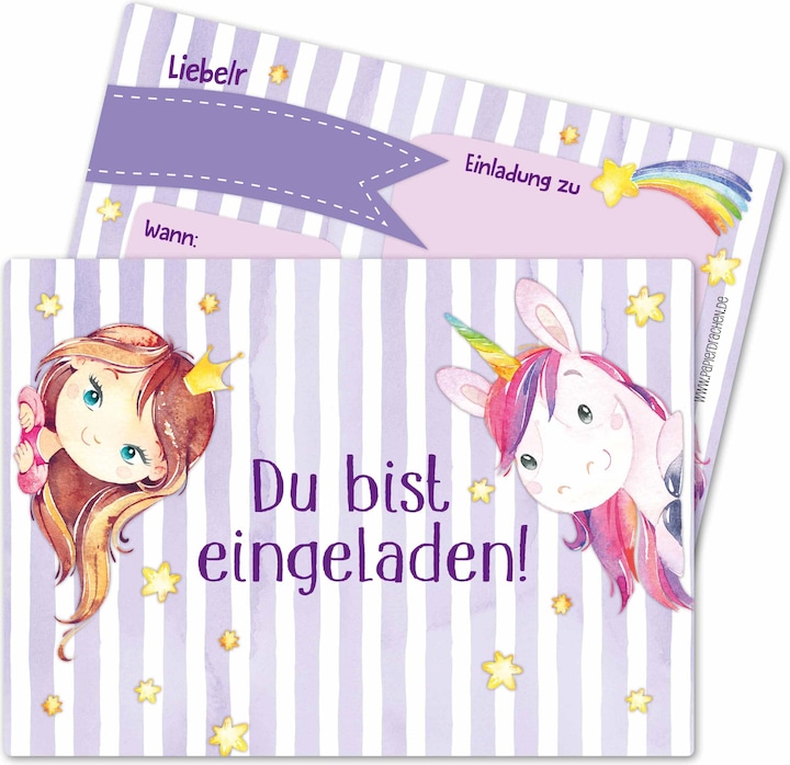 Image du produit Papierdrachen 12 cartes d'invitation (12 pcs)