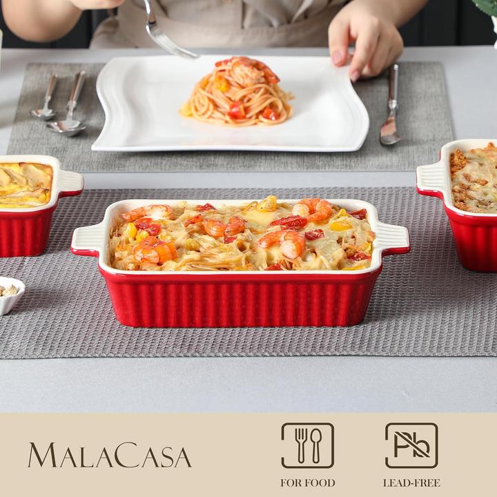 Actual product image Malacasa Auflaufform-Set aus Keramik