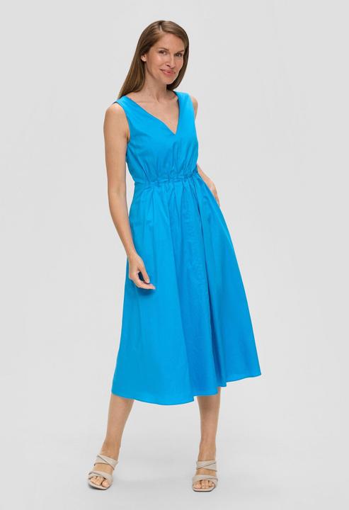 Image du produit s.Oliver Kleid Baumwollkleid mit Raffung (42)