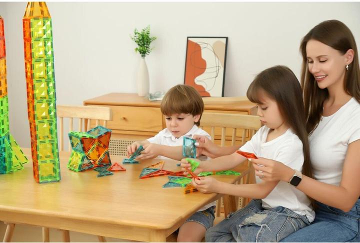 Actual product image Geomag Magnetic Tiles Gems