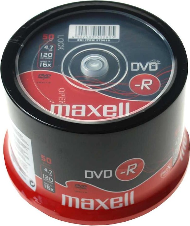 Produktbild Maxell DVD-R 4,7GB 16X 50-Pack (50 x)