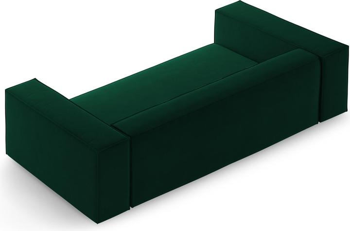 Actual product image Cosmopolitan Design Velvet Sofa, "Arendal", 2 Seats, Bottle Green, 180x102x70 Made in Europe (2 person sofa)