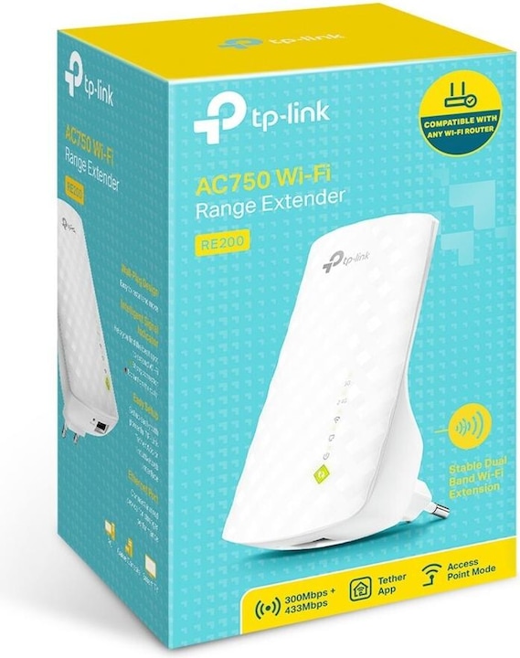 Produktbild TP-Link Re200 (433 Mbit/s, 300 Mbit/s)