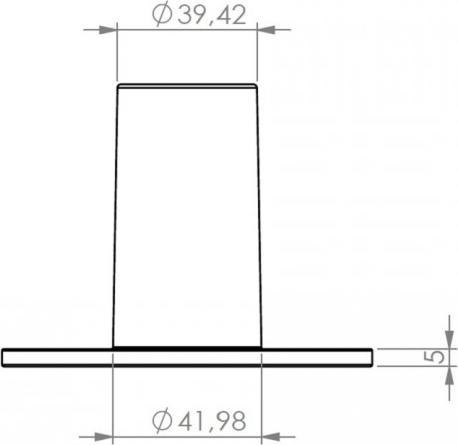 Produktbild Quik Lok SC/235 Aluminium-Lautsprecherflansch