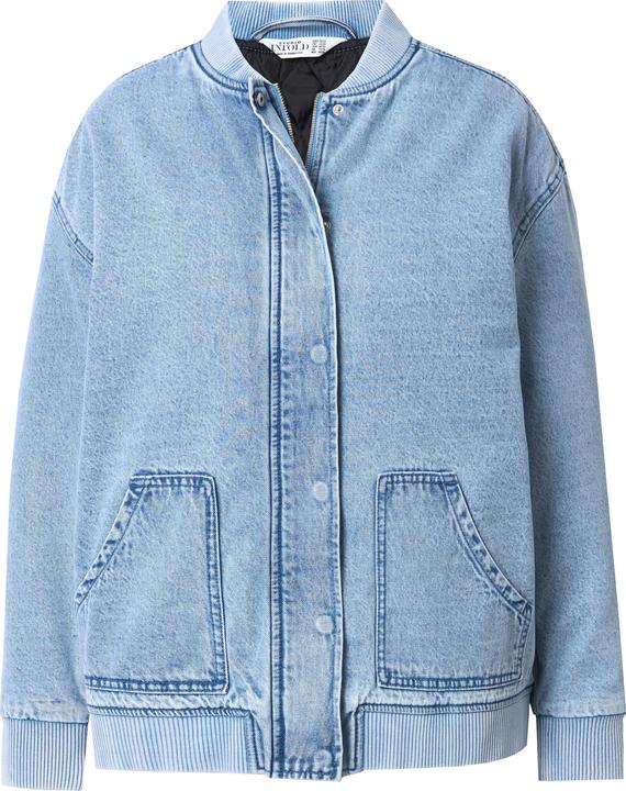 Produktbild Studio Untold Jeans-Bomberjacke, Steppfutter, verdeckter Zipper (50, 52)