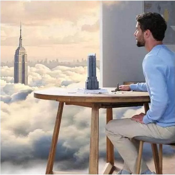 Productafbeelding Ravensburger 3D Iconen: Empire State Building - met licht (216 onderdelen)
