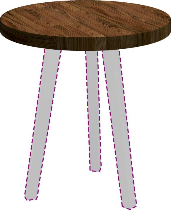 Produktbild vidaXL Moderne Möbel (50 x 50 x 4 cm)