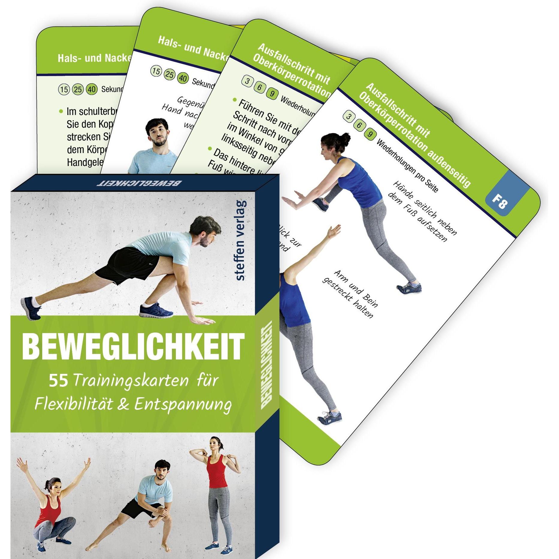 Trainingskarten: Beweglichkeit, Ratgeber von Ronald Thomschke