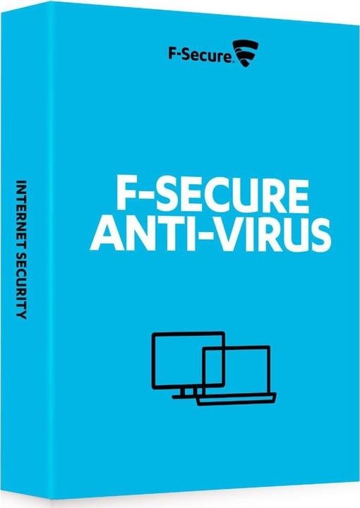 Image du produit F-Secure Anti-Virus (3 Utilisateur, 12 mois)