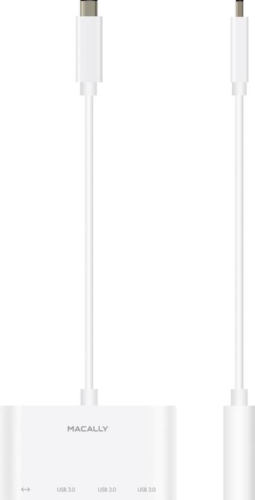 Actual product image Macally Uchub3gb (USB-C, 4 ports)