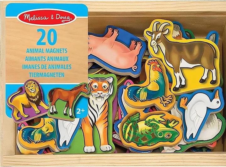 Produktbild Melissa & Doug 20 Holztiermagneten (20x)