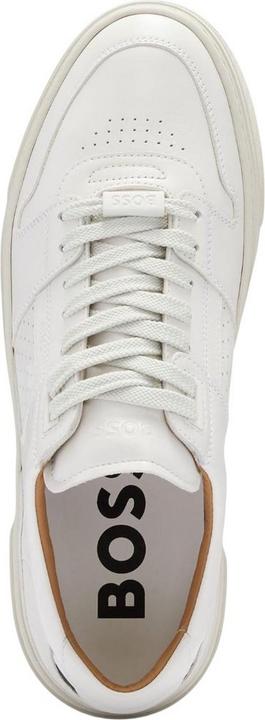 Actual product image BOSS Mens Gary Leather Tennis Shoes (38)