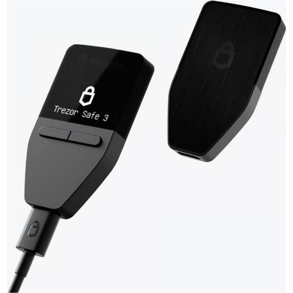 Trezor Safe 3 - Kosmisch zwart (Litecoin, Bitcoin, Cardano, Dogecoin,  Ethereum Klassiek, Bitcoin Cash, Stellaire) - Galaxus