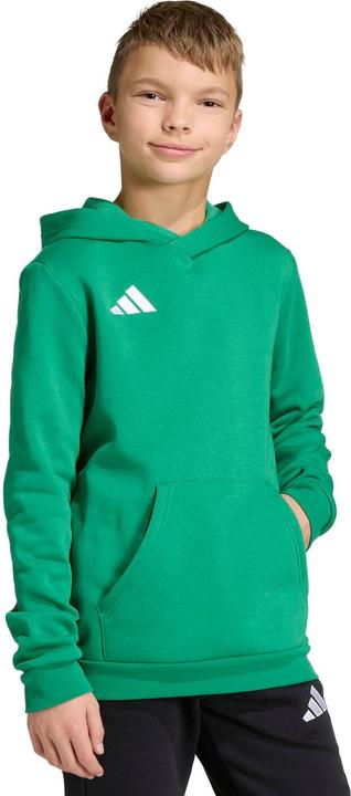 Produktbild Adidas Kinder-Sweatshirt Entrada Kapuzenpullover grün (164)