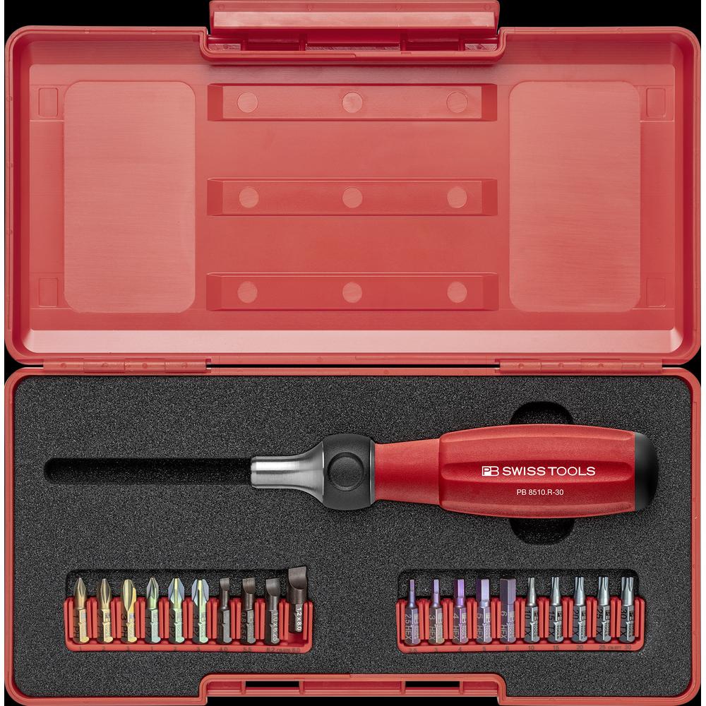 PB Swiss Tools, Bits, PB 8510 R30 Set (1 / 2 / 3 / 4 / 5 / 6)