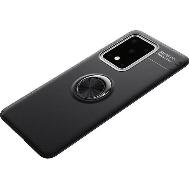 Thumbnail - MU Style Kickstand Series Softcase (Samsung Galaxy S20 Ultra), Smartphone Hülle, Schwarz