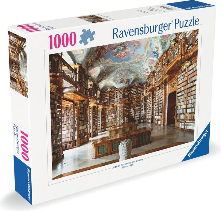 Produktbild Ravensburger Adult puzzle 1000 Teile - Library at St. Florian Monastery, Austria (1000 Teile)